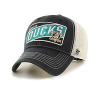 47 Brand Trucker Snapback Cap - Vintage Anaheim Ducks Black