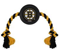 NHL BOSTON BRUINS PUCK TOY for DOGS & CATS. Play Hockey with your Pet with this Licensed Dog Tough Toy Reward!