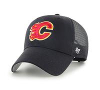 NHL Calgary Flames Cap Basecap Branson Trucker Mesh 196002744049 Black Cap