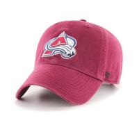 NHL Colorado Avalanche Cap Baseball Cap Cleanup Red Cap 053838696815