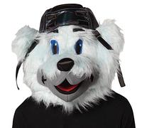 NHL Hockey Louie St. Louis Blues Mascot Head Sports Costume, Adult One Size