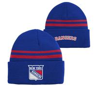 NHL Kids Youth 8-20 Official Cold Weather Striped Cuffed Knit Beanie Hat