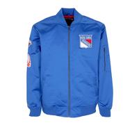 NHL Lightweight Satin Bomber Jacket Blue - male - Mitchell & Ness - Bomber Jackets - Blue - L - Jackets L