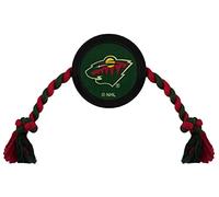 NHL MINNESOTA WILD PUCK TOY for DOGS & CATS. Play Hockey with your Pet with this Licensed Dog Tough Toy Reward!