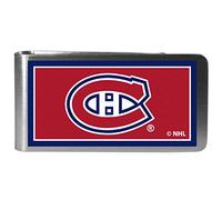 NHL Montreal Canadiens Mens Siskiyou SportsLogo Money Clips, Steel, One Size