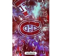 NHL Notebook : Montreal Canadiens Lined Notebook Journal Blank Ruled Writing Journal