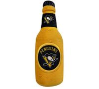 NHL Pittsburgh Penguins Beer Bottle Plush Dog & CAT Squeak Toy - Cutest Stadium SODA Bottle Snack Plush Toy for Dogs & Cats with Inner Squeaker & Beautiful Hockey Team Name/Logo