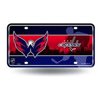 NHL Rico Industries Metal License Plate Tag, Washington Capitals
