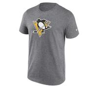 NHL T-Shirt Pittsburgh Penguins Tee Primary Logo Graphic Sport Grey