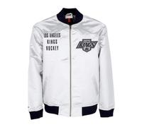NHL Team Bomber Jacket Lightweight Satin - male - Mitchell & Ness - Bomber Jackets - White - XL - Jackets XL