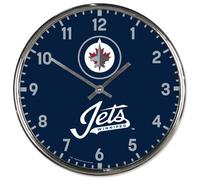 NHL Winnipeg Jets Chrome Clock