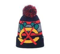 NHL Wool Hat Chicago Blackhawks Mammoth Zephyr Bobble Hat Pommel Winter