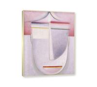 NHLDZYH Champagne Frame. Alexej von Jawlensky Art Prints - Portrait Painting - (Abstract Head 10) - Vintage Wall Decoration Poster. 70x90cm-27.6x35.4in