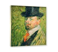 NHLDZYH Champagne Frame. Alexej von Jawlensky Art Prints - Portrait Painting - (Self-Portrait 2) - Vintage Wall Decoration Poster. 50x60cm-19.6x23.6in