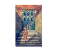 NHLDZYH Famous Paintings Wall Art, (Breaking Off) by Remedios Varo, Canvas Print Poster, Abstract Art Picture for Living Room Bedroom Home Decor 50x80cm-19.7x31.5in Only Canvas