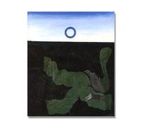 NHLDZYH Famous Paintings Wall Art, (Savage Moon) by Max Ernst, Canvas Print Poster, Abstract Art Picture for Living Room Bedroom Home Decor. 30x36cm-11.8x14.2in Only Canvas