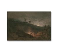 NHLDZYH J.M.W. Turner Famous Painting Reproduction, Turner Style Canvas Art, Classic British Romantic Painting, Office Decor. AA29. 70x105cm. Only Canvas