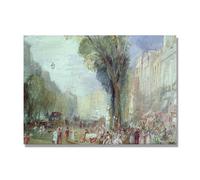 NHLDZYH J.M.W. Turner Famous Painting Reproduction, Turner Style Canvas Art, Classic British Romantic Painting, Office Decor. C34. 60x84cm. Only Canvas