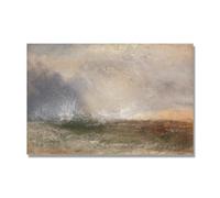 NHLDZYH J.M.W. Turner Famous Painting Reproduction, Turner Style Canvas Art, Classic British Romantic Painting, Office Decor. AA55. 30x45cm. Only Canvas