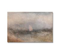 NHLDZYH J.M.W. Turner Famous Painting Reproduction, Turner Style Canvas Art, Classic British Romantic Painting, Office Decor. AA43. 70x105cm. Only Canvas