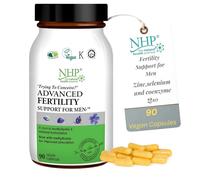 NHP Advanced Fertility Support for Men - Vegan Supplement - Zinc, Selenium, CoQ10, L-Carnitine, L-Arginine, Methylfolate & Vitamin D3 to Support Sperm Health, Motility & Conception - 90 Capsules