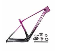 NHPJFDC 29er*2.2" 15/16.5/18.5in Hardtail Mountain Bike Boost Frame 12 * 148mm Thru-Axle Carbon Fibre Racing Frame, Disc Brake Internal Routing
