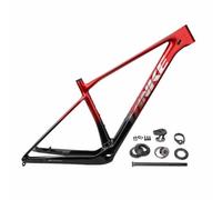 NHPJFDC 29er*2.2" 15/16.5/18.5in Hardtail Mountain Bike Boost Frame 12 * 148mm Thru-Axle Carbon Fibre Racing Frame, Disc Brake Internal Routing