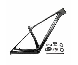 NHPJFDC 29er*2.2" 15/16.5/18.5in Hardtail Mountain Bike Boost Frame 12 * 148mm Thru-Axle Carbon Fibre Racing Frame, Disc Brake Internal Routing