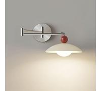 NHPJFDC 3000K-6000K Dimmable Wall Lamps Modern Vintage Iron Wall Lighting Nordic Industrial Swing Arm Adjustable Wall Lamps for Mirror Restaurant Study Bedside Reading