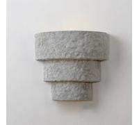 NHPJFDC Cement Wall Sconces, Industrial Style Lamps, E12/E14 Ceramic Base, Vanity Light for Bedroom, Farmhouse LED Lighting, Hardwired, Mount Lights Living Room, Hallway