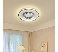 NHPJFDC LED Ceiling Light Flush Mount Ceiling Light Fixture,Dimmable Ceiling Lighting Fixture, Modern Led Ceiling Lamps for Bedroom Office Stairs Hotel Living room kitchen Hallway (Color : White, Siz