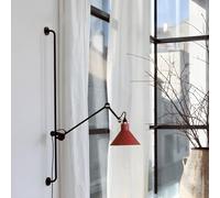 NHPJFDC Long Arm Wall Sconce Modern Swing Arm Plug-in Wall Lamp Swivel Wall Mounted Lamp 360 Degree Rotatable Wall Light for Bedroom Bedside Living Room Side