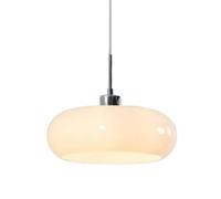 NHPJFDC Modern Industrial Style Chandelier, E27 Base Glass Hanging Lamp Shade, Flush Mount Ceiling Pendant Light, Bedroom Dining Room Corridor Decoration Light Fixtures