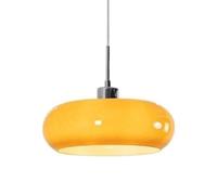 NHPJFDC Modern Industrial Style Chandelier, E27 Base Glass Hanging Lamp Shade, Flush Mount Ceiling Pendant Light, Bedroom Dining Room Corridor Decoration Light Fixtures