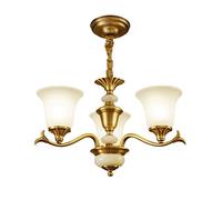 NHPJFDC Modern Marble Shaded Chandelier, 6-Light Rustic Pendant Lighting Fixture for Dining Room, Foyer, Bedroom, Living Room - Stylish Ceiling Hanging Light Decor