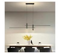NHPJFDC Modern Minimalist LED Pendant Light Restaurant Table Line Light Nordic Creative Counter Long Indoor Lighting Pendant Light,Elegance