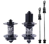 NHPJFDC Mountain Bike Disc Brake Hub, 7-12 Speed HG Hub 6-bolt 7075 Aluminum 32H QR 9x100mm/10x135mm Front/Rear Hub