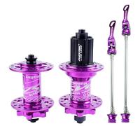 NHPJFDC Mountain Bike Disc Brake Hub, 7-12 Speed HG Hub 6-bolt 7075 Aluminum 32H QR 9x100mm/10x135mm Front/Rear Hub