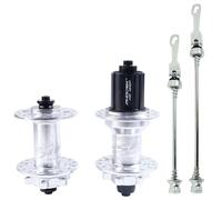 NHPJFDC Mountain Bike Disc Brake Hub, 7-12 Speed HG Hub 6-bolt 7075 Aluminum 32H QR 9x100mm/10x135mm Front/Rear Hub