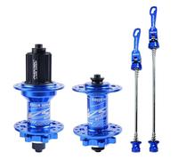 NHPJFDC Mountain Bike Hub Set - Front & Rear Disc Brake Hubs 6-Bolt QR 9x100mm & 10x135mm HG Hub 7-12 Speed 32H 7075 Aluminum