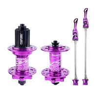 NHPJFDC Mountain Bike Hub Set - Front & Rear Disc Brake Hubs 6-Bolt QR 9x100mm & 10x135mm HG Hub 7-12 Speed 32H 7075 Aluminum