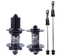 NHPJFDC Mountain Bike Hub Set - Front & Rear Disc Brake Hubs 6-Bolt QR 9x100mm & 10x135mm HG Hub 7-12 Speed 32H 7075 Aluminum