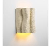 NHPJFDC Tree Stump-Shaped Wall Lamp, Resin Wall Sconce, Living Room Decorative Lighting Wall Light, Cartoon Design Wall Lamps, E27 Socket, Modern Minimalist Wall Lights for Bedside(Off-White)
