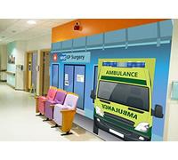 NHS GP Surgery Hospital Clinic Ambulance Dementia Alzheimer Friendly Photo Wallpaper Mural Senior Care Home Decoration Poster Memory Recover