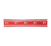 NHS Ten Second Triage Slap Bands (P1 Red) - Hi Visibility Snap Bands Police Fire Service