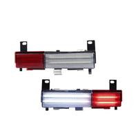 Nhsijpo Rear Bumper Light Reflector Brake For Chevy For Corvette For C4 1988-1996 Rear Bumper Fender Turn Signal Light Side Marker Lights LED(Clear Lens White)