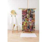 NHSY Rock Band Posters Pattern Shower Curtain Curtains Music Bands Bathroom Decorative Curtains,120x180cm