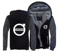 NHTZLEMEN Car Coat, for Volvo S60 2011-2025 Comfort Outwear with Pocket Casual fashion Outdoor Cardigan Warm Accessories Daily Outdoor Wear Windproof,XXXL-E