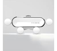 NHTZLEMEN Car Phone Holder, for Toyota iQ Model Super Stable Car Phone Holder One Button Release Phone Holder 360° Rotation Adjustable,C