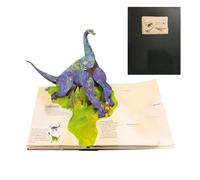 Nhujevkom 3D Dinosaur Book,3D Funny Interactive Encyclopedia Dinosaur Book | Immersive Educational Toys Animal for Collectors Lovers Classroom Library Homeschool Travel